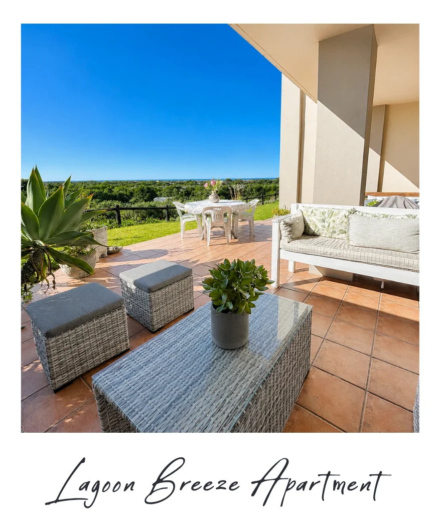 Lagoon Breeze Apartment patio view
