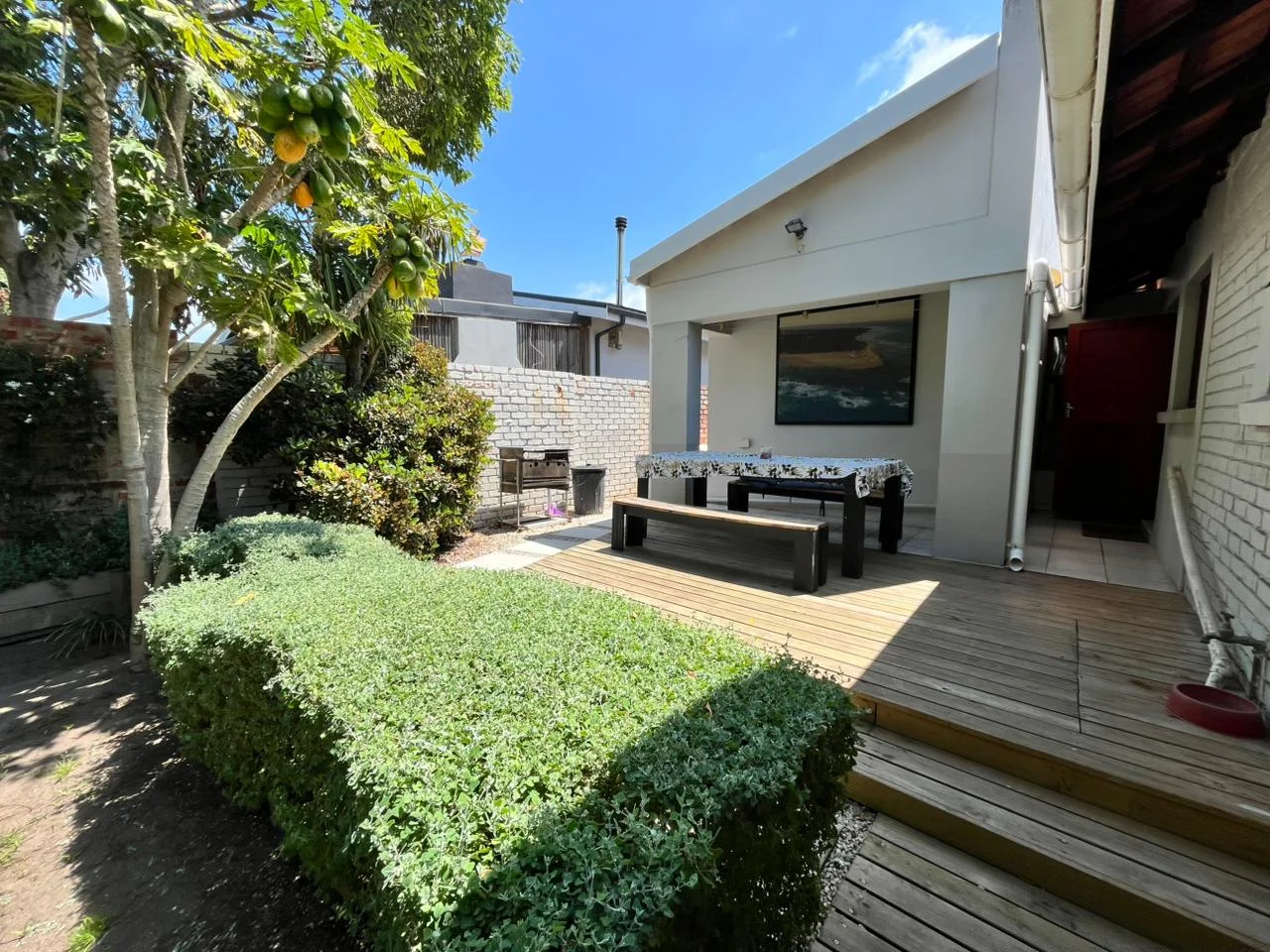 Outside room exterior